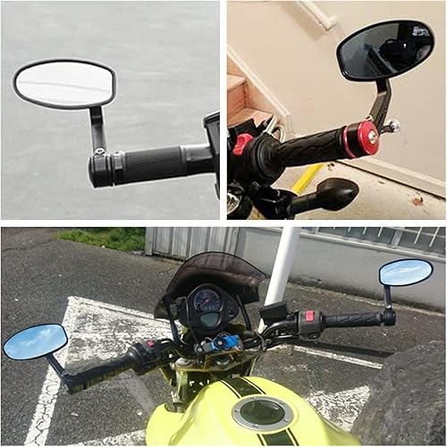 Miniatura 7 de Espejos de motocicleta para Yamaha Pw50 Farol Yfz 450 Xt660x TDM 850 Xvs 650 Fz25 Yz 250 Espejo de motocicleta para manillar de motocicleta