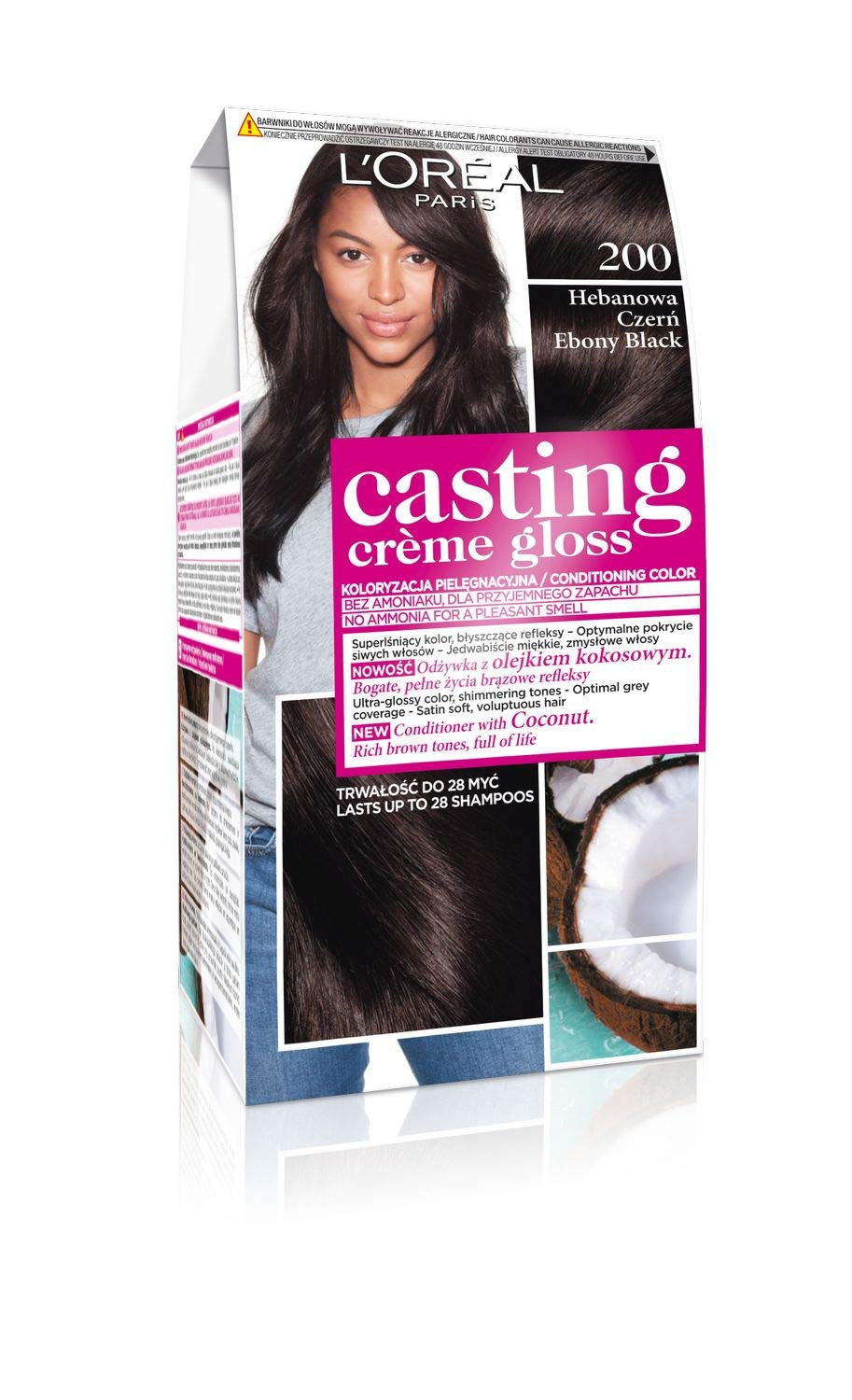 L'Oréal Paris Casting Créme Gloss Ebenholz Schwarz