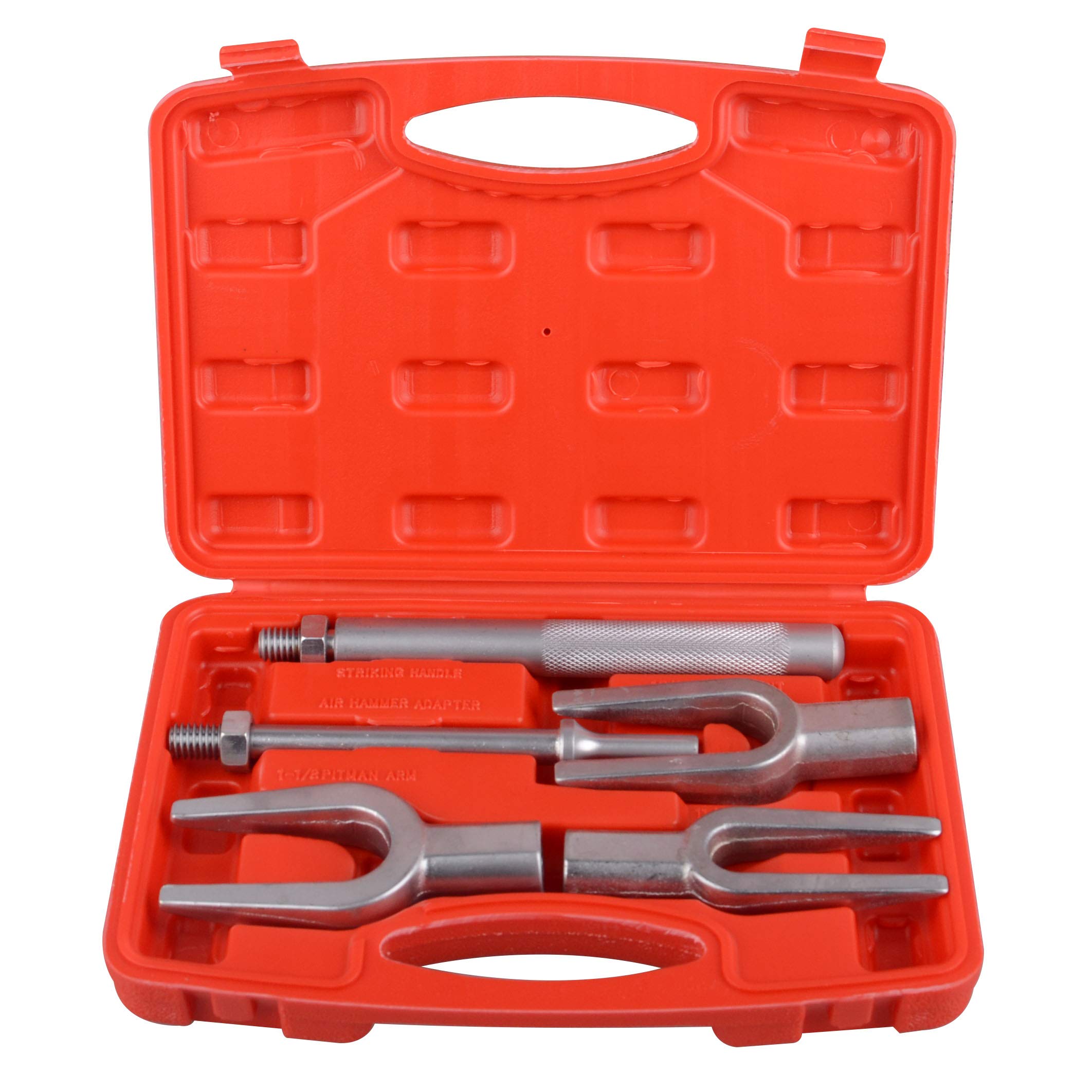 DAYUAN 5 Piece Pickle Fork Tool Set,Ball Joint Separator Pitman Arm Separator and Tie Rod Removal Tool Kit for Separating Ball Joints/Pitman Arms/Tie Rods