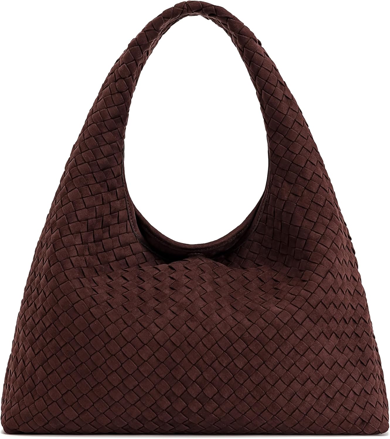 JW PEI Women's Iaura Faux Suede Woven Shoulder Bag