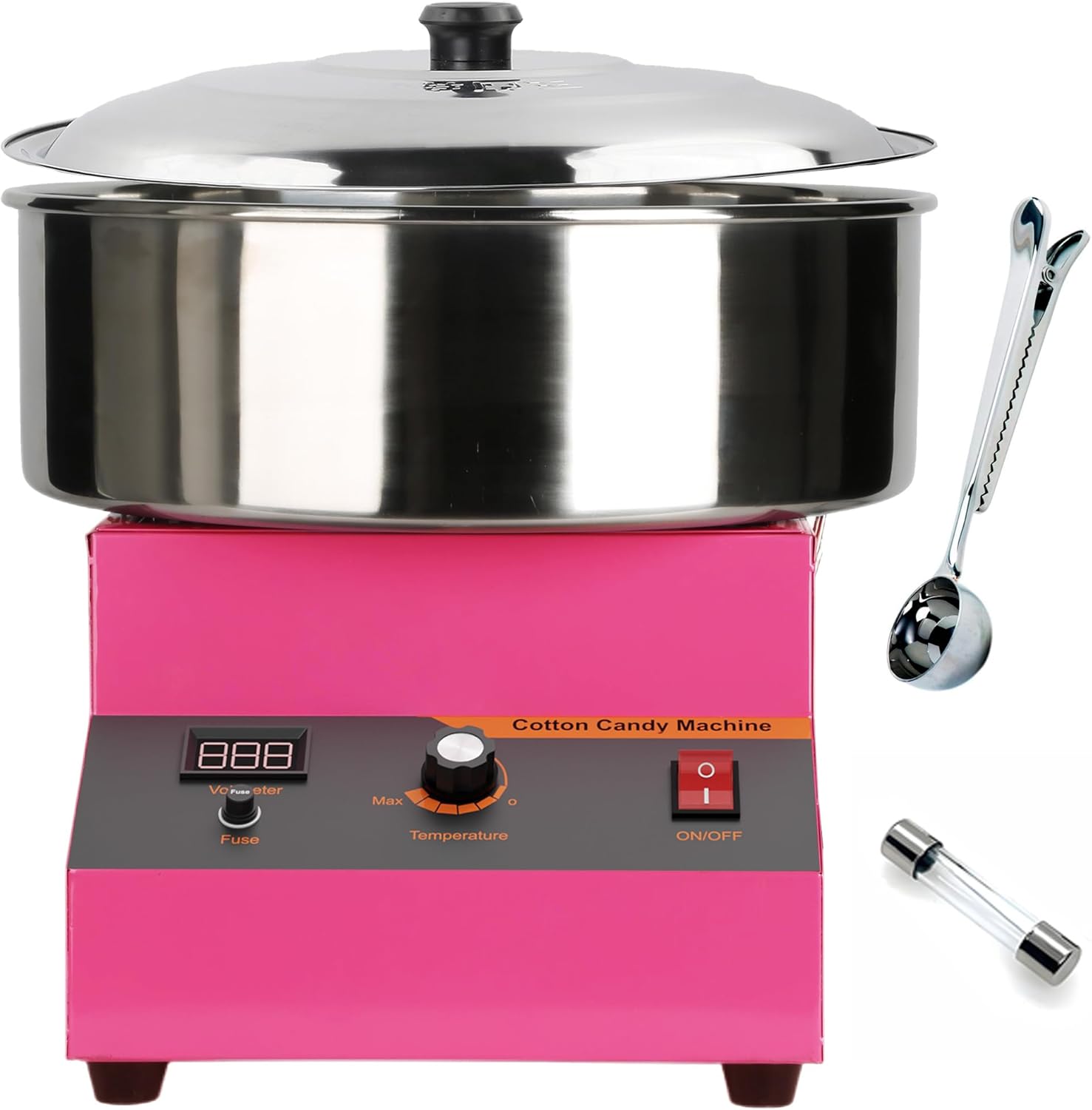 Cotton Candy Machine, Cotton Candy Maker, 1000W Electric Cotton Candy Maker Machine, Quick 3-4 Min Preheat, Commercial Cotton Candy Maker for Home, Events, Parties, and Small Business