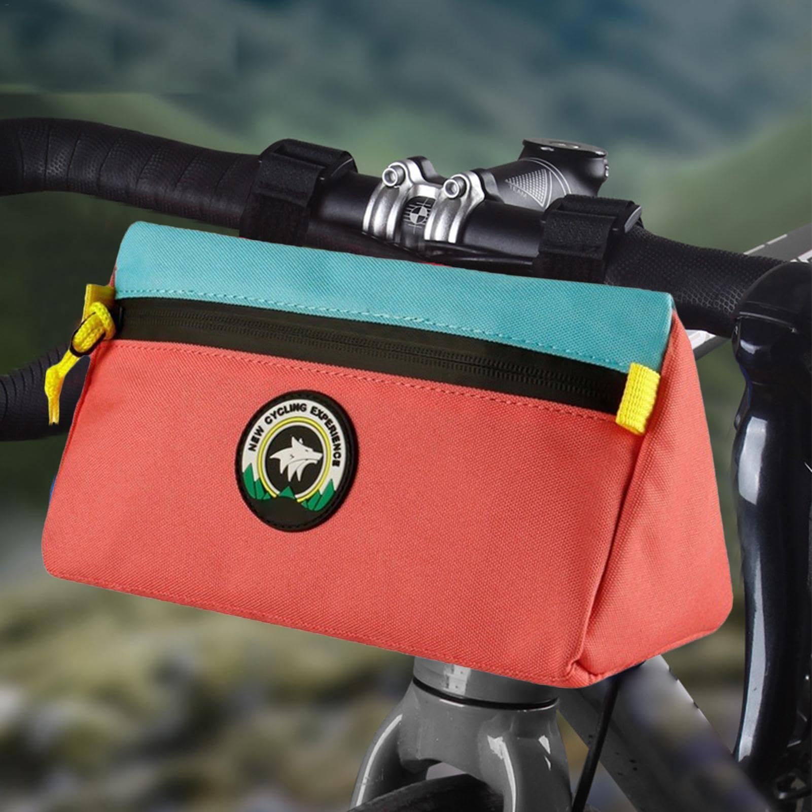 Fahrrad-Fronttasche, Vordere Aufbewahrungstasche, tragbare Fahrradtasche, Fahrradlenker-Aufbewahrungstasche, wasserdichte Fahrrad-Lenkertaschen mit 