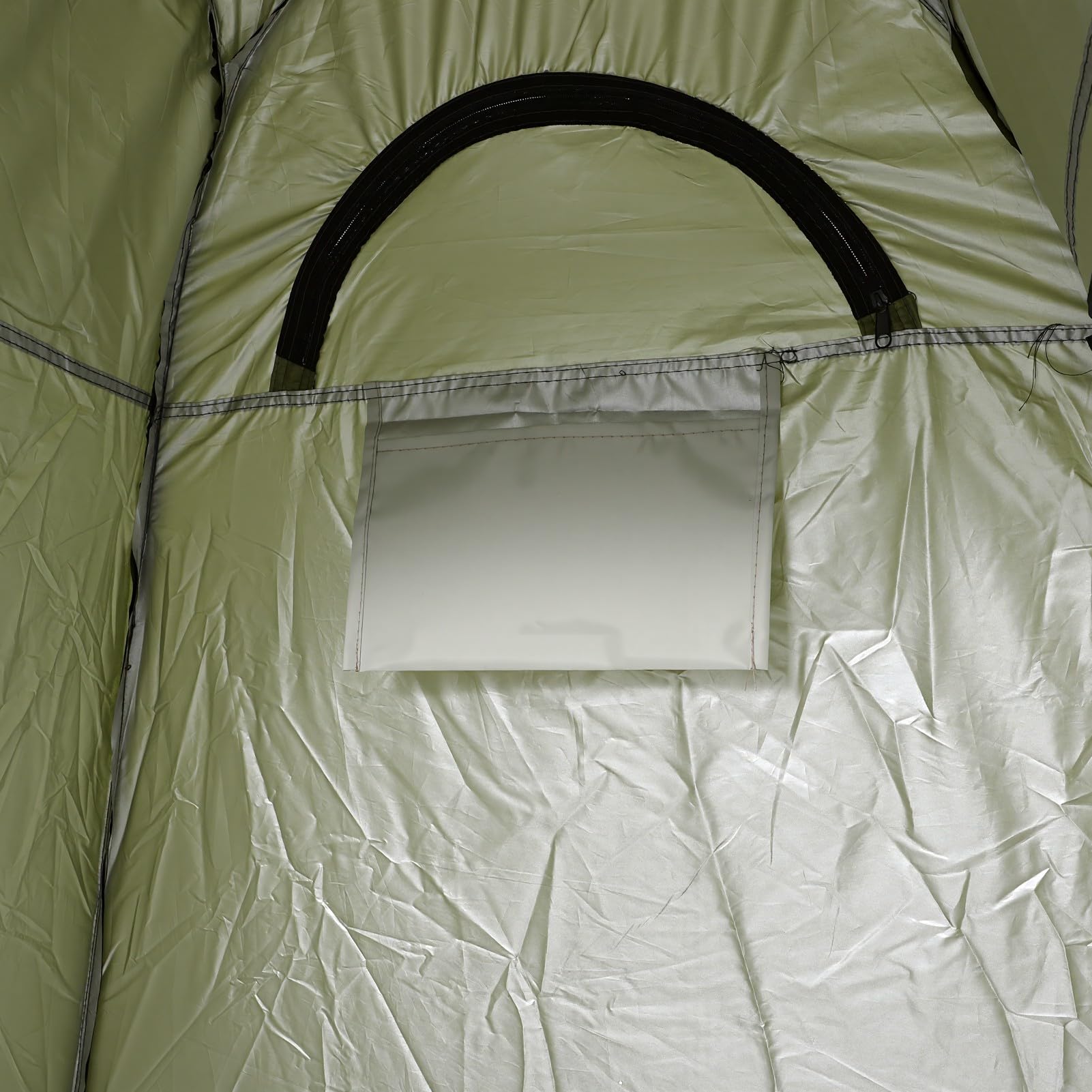 Generic Tenda Fasciatoio Portatile Impermeabile Robusta per Uso Privato Nella Doccia Esterna 59,06x59,06x74,80 Pollici (Fogliame)
