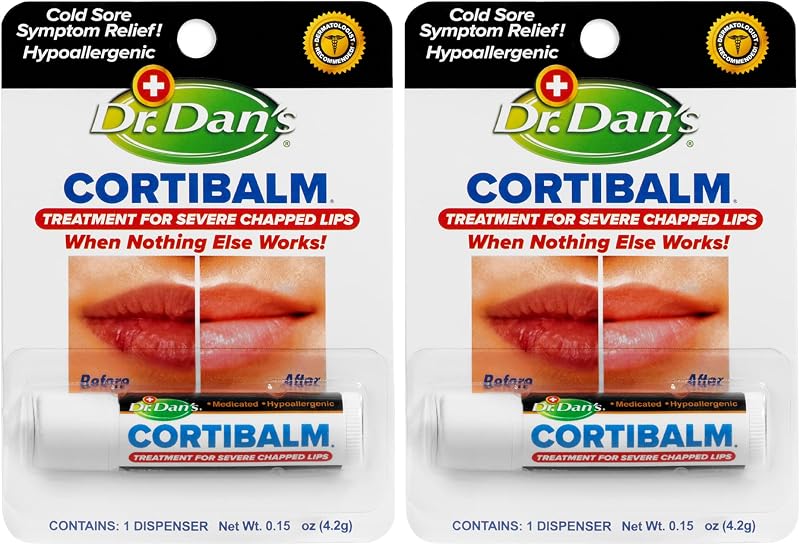 Dr. Dan's Cortibalm Bálsamo Labial com Hidrocortisona 1%