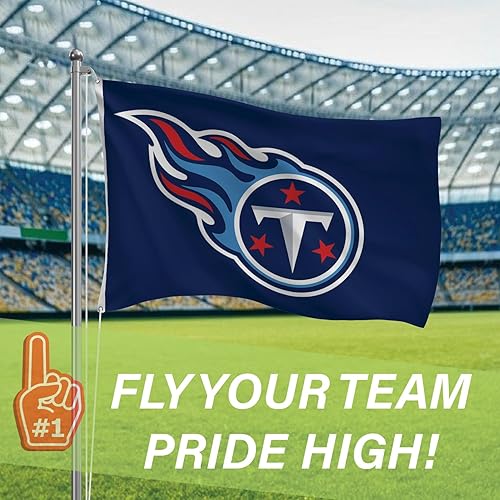 Miniatura 278 de NFL Dallas Cowboys - Bandera duradera de 3 x 5 para exteriores con ojales, bandera y pancarta resistentes para jardín al aire libre y patio, bandera