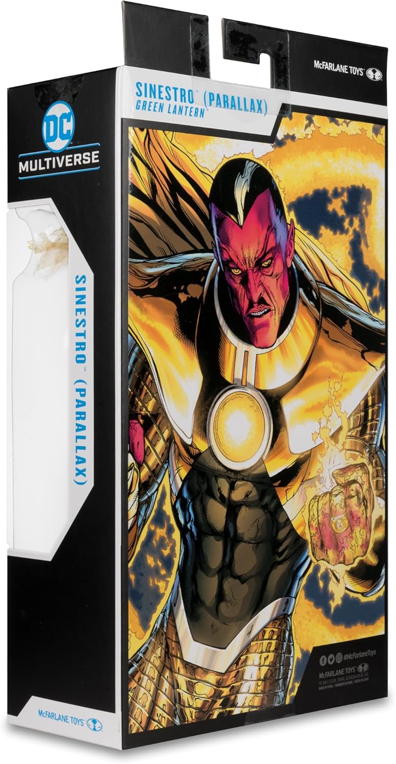 DC Multiverse Sinestro (Parallax) (Green Lantern) Gold Label 7in Action Figure McFarlane Toys