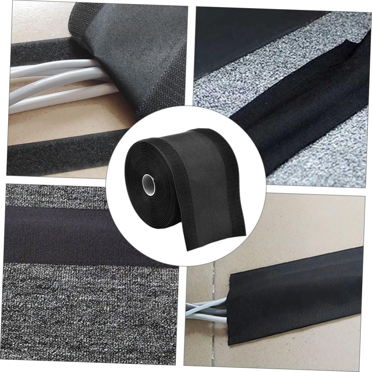 Gadpiparty 4pcs Carpet Wire Cover Cord Cover Floor Cable Protectors Floor Cable Strips for Cords