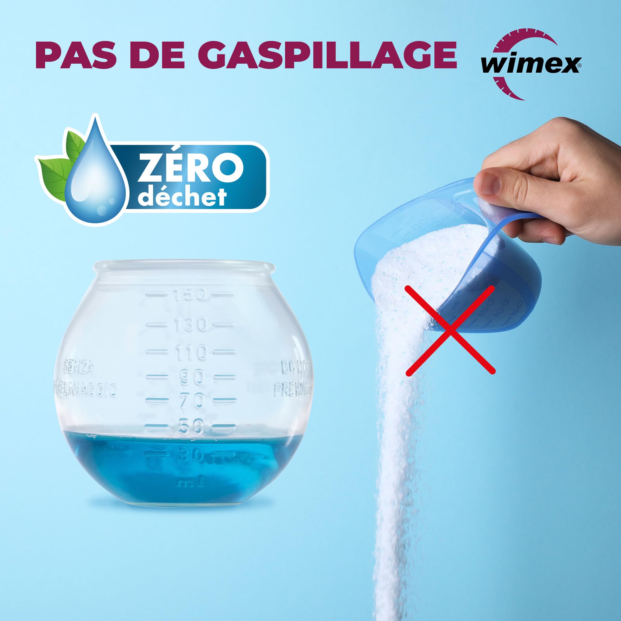 Wimex Balles doseuses pour lessive – Set de 3 distributeurs Premium pour linge – Kit économie XL fabriqué en Italie