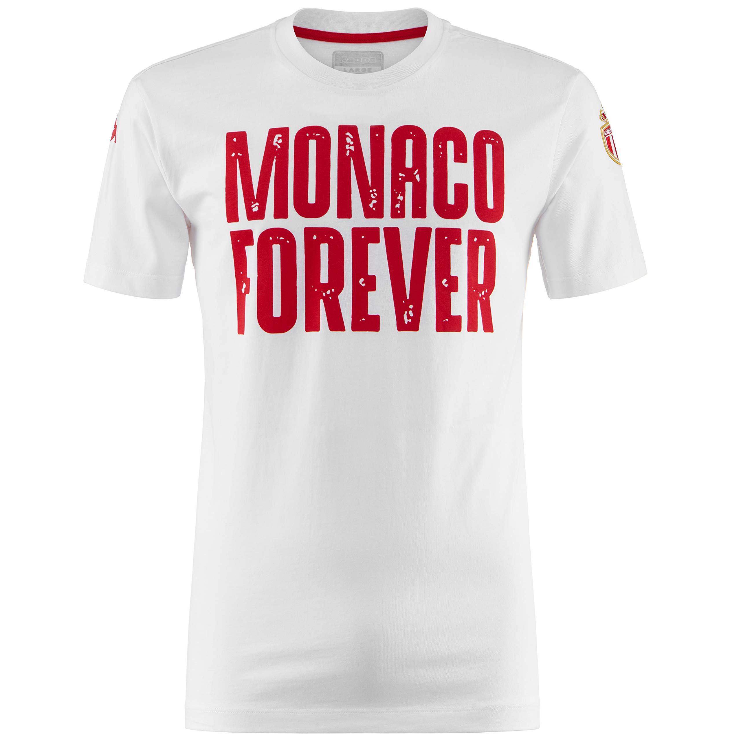 Kappa ZEESHIRC AS MONACO T-shirt Mixted Child White/Red