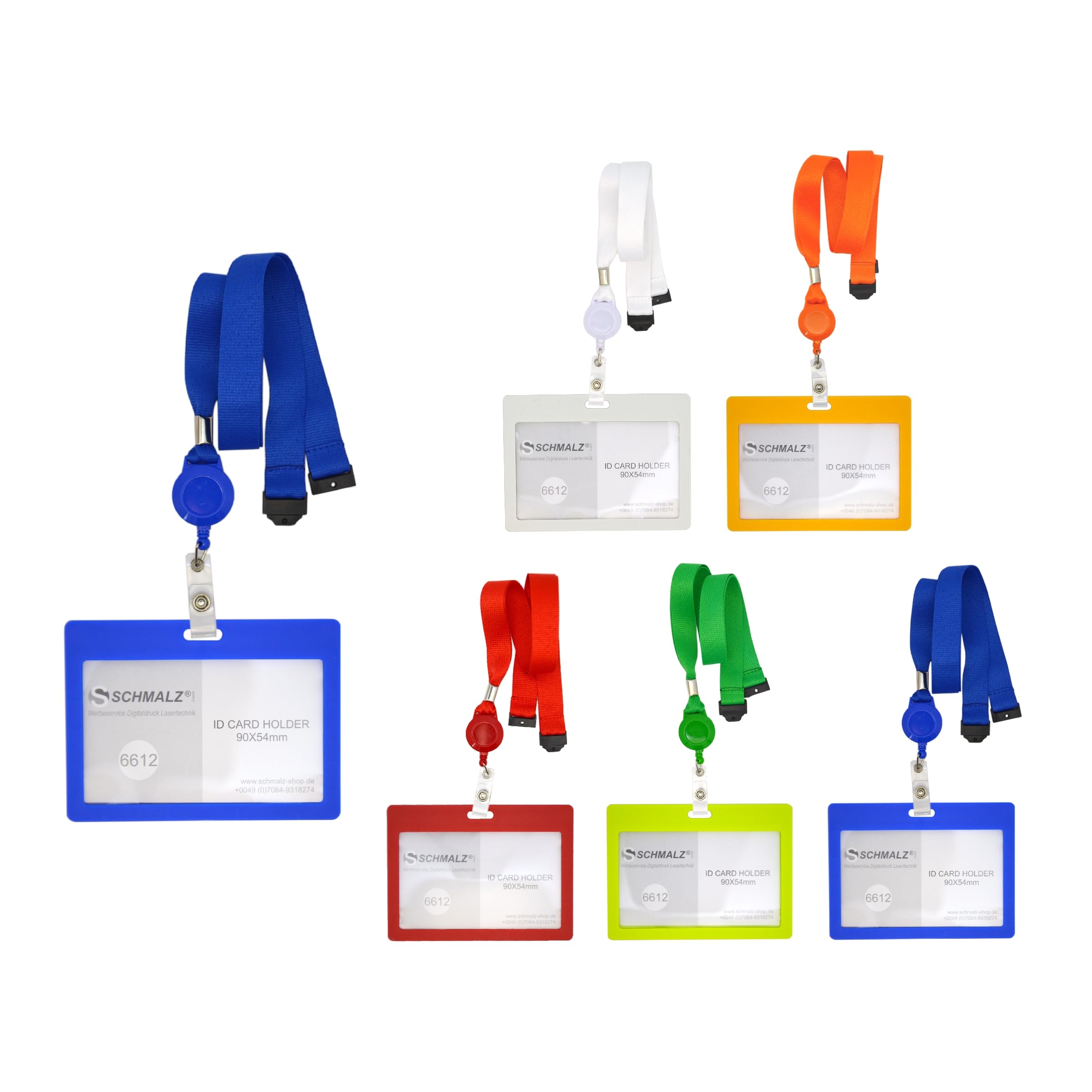 50 Unidades Funda para Tarjeta Tulla con Cinta Llavero Extensible Jojo 20mm Ancho Lanyard Funda de Identificación Soporte de Tarjeta Credencial Soporte Documentos Formato Apaisado Oficina Escuela