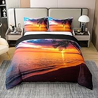 Vista 31 de Juego de ropa de cama de 100 % algodón pastel arcoíris con rayas abstractas onduladas, funda de edredón brillante, turquesa, azul, rosa, morado