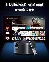 Vista 6 de XGIMI Proyector Horizon Pro 4K, 1500 lúmenes ISO, proyector de películas Android TV 10.0 con altavoces Harman Kardon integrados, proyector de cine