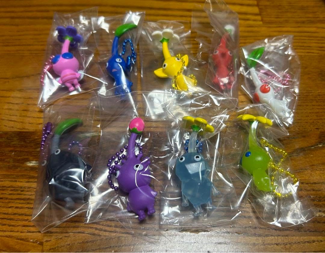 ピクミン　めじるしアクセサリー　マスコット&フルーツグミ　フルコンプセット+2点 ピクミン めじるしアクセサリー 1と2 マスコット&フルーツグミ2