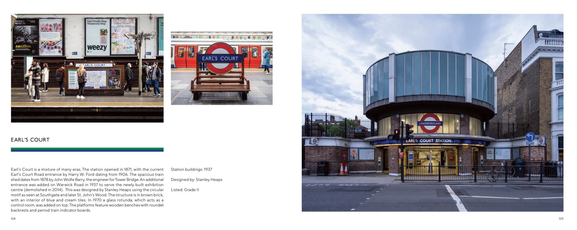 London Tube Stations 1924-1961 /anglais