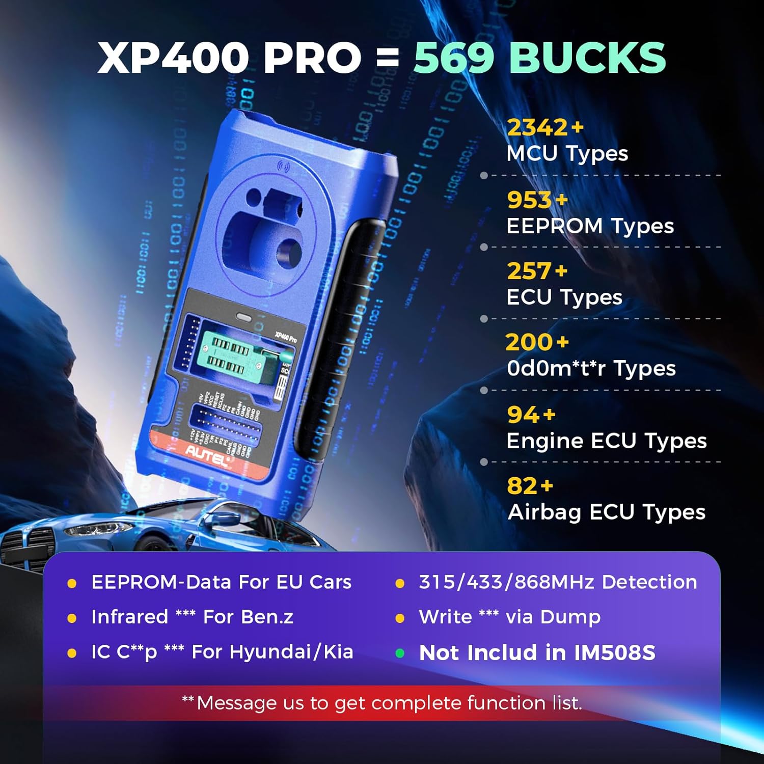 2025 Autel Scanner MaxilM IM508S PRO OBD II Diagnostic Scan Tool, 2026 Same as IM608 PRO 2/ IM608S II, Enhanced of IM508S IM508