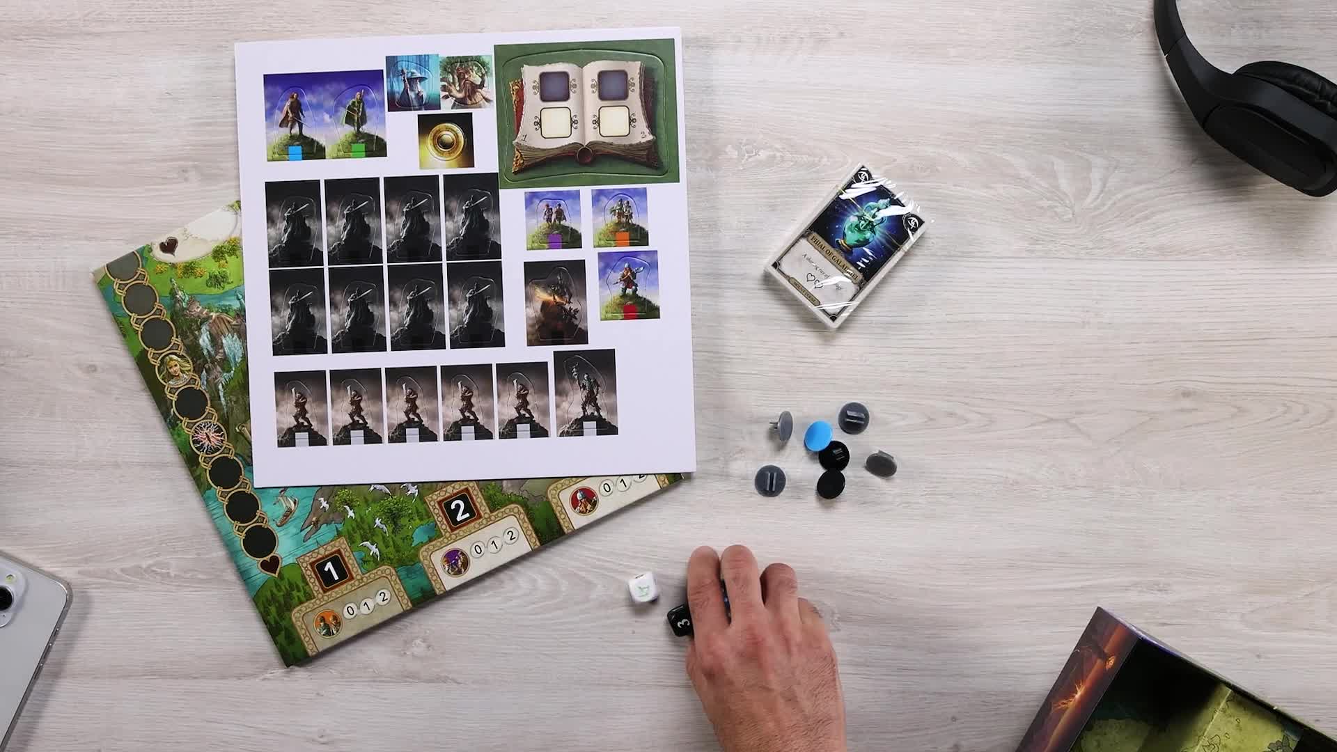 Devir El Señor De Los Anillos Aventura Hacia El Monte Del Destino Juego De Mesa Cooperativo, Juego De Mesa Solitario, Juego LOTR, Juego De La Terra Media (BGNUNSP