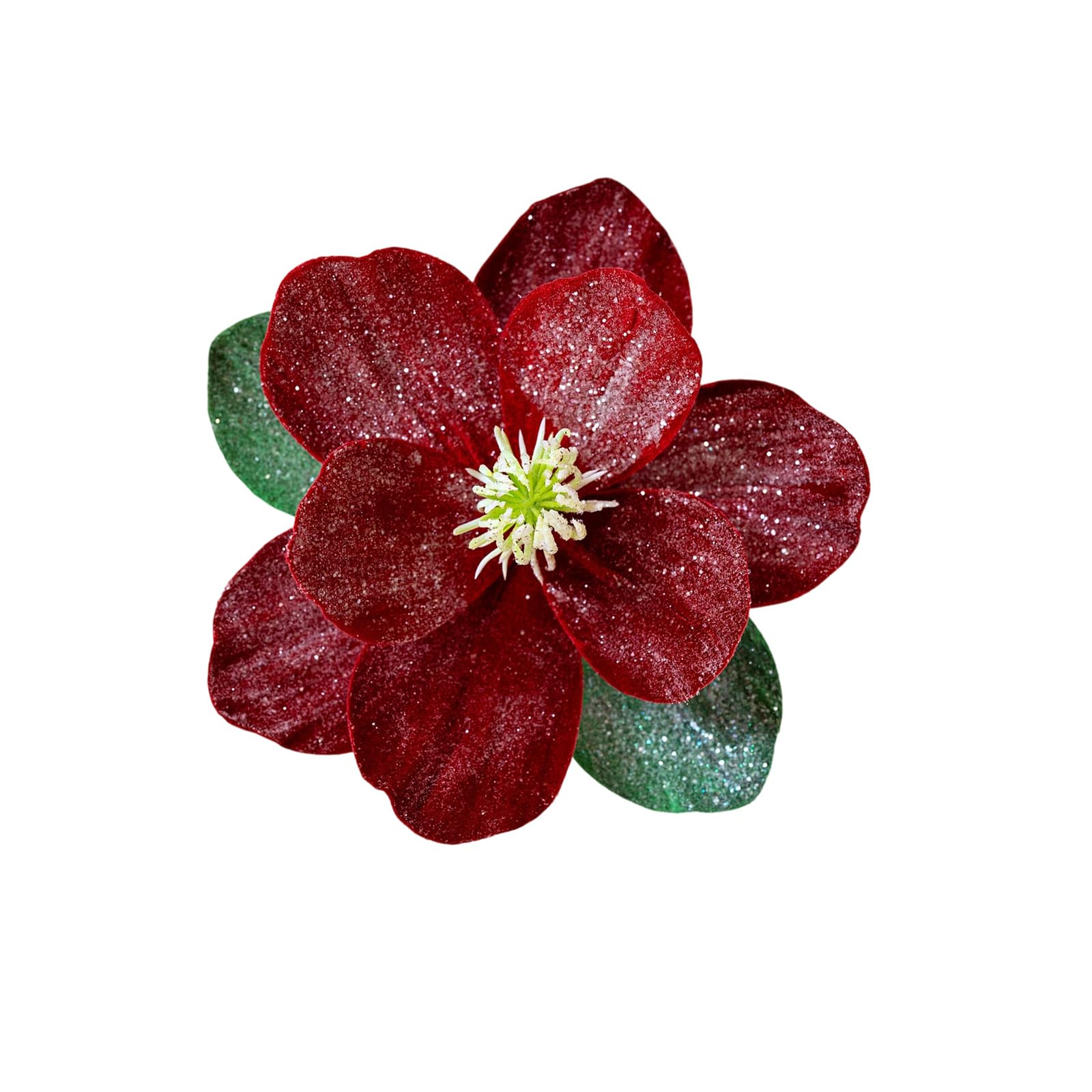 Elnwnnkc Christmas Artificial Flower Christmas Tree Ornaments Party Supplies for Tree Decoration False Flower Decoration
