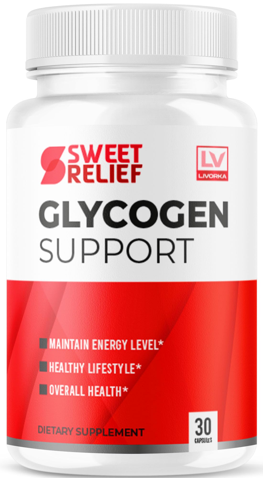 Sweet Relief Glycogen Support, SweetRelief GlycogenSupport Capsules, SweetRelief Support Pills, GlycogenSupportSweetRelief, 30 Capsules for 1 Month