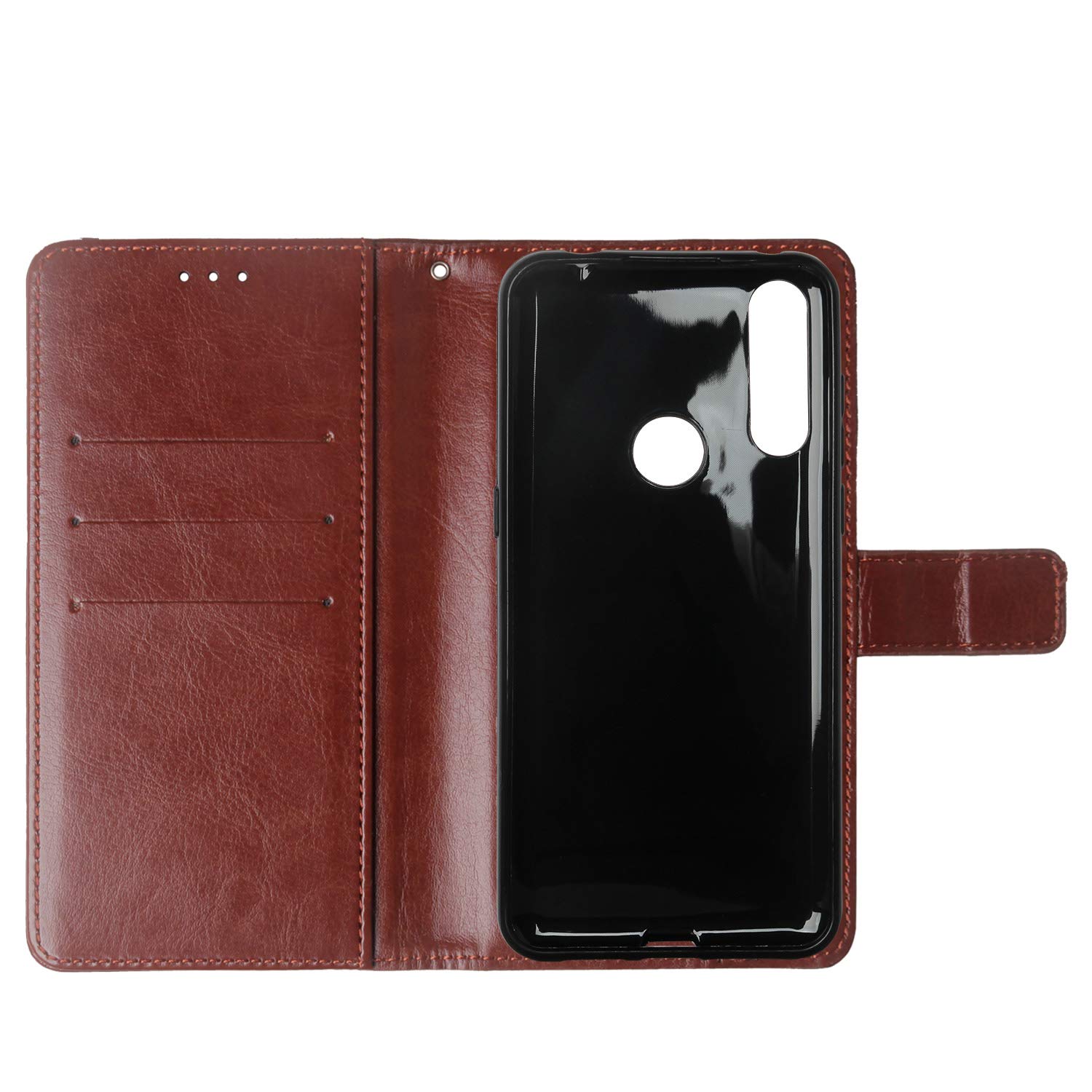 Custodia Portafoglio In Pelle PU Con Supporto Per Alcatel 1B (2020) / 1A 2020 | Copertina Protettiva Con Fessure Per Carte | Rosso - 2