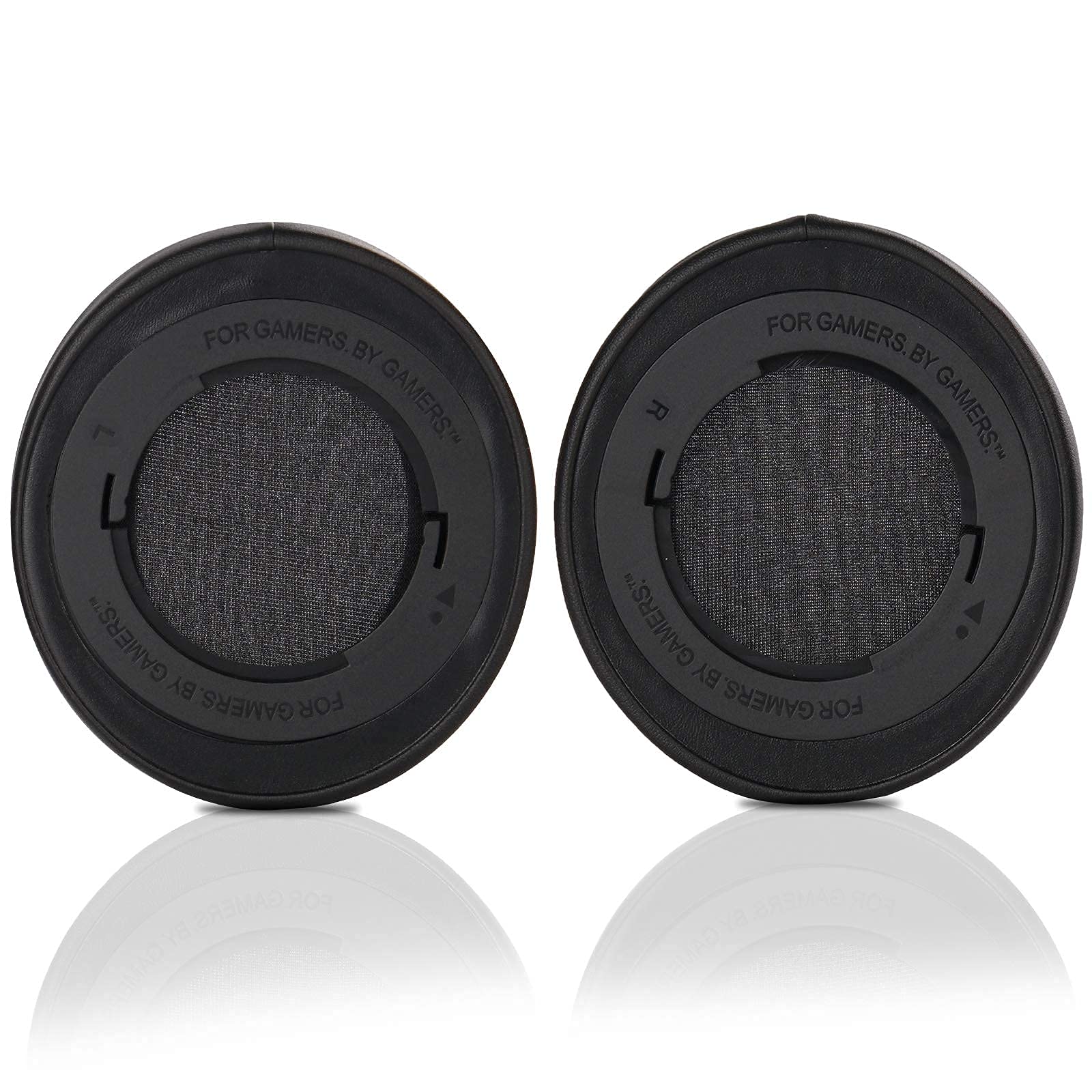 Yizhet Wymienne nauszniki kompatybilne z Razer Kraken Pro V2 Razer Kraken Pro 7.1 V2, 1 para zamiennych wkładek do uszu Caushion nauszniki skóra białka i pianka z pamięcią kształtu (czarne)
