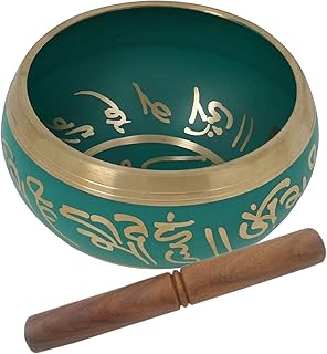 Devyom INDIA Singing Bowl Musical Instrument For Meditation 3.6 Inch + Cash Envelope (Pack Of 10)