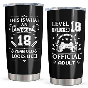 Vuxoye 18th Birthday Gifts for Boys 18th Birthday Decorations for Boys 18 Year Old Boy Birthday Gifts Gift