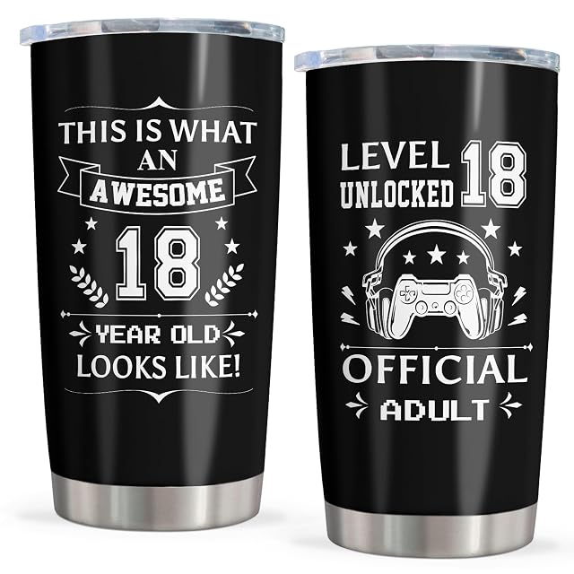 Vuxoye 18th Birthday Gifts for Boys 18th Birthday Decorations for Boys 18 Year Old Boy Birthday Gifts Gift