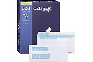 Columbian Business or Personal Dual Window Envelopes