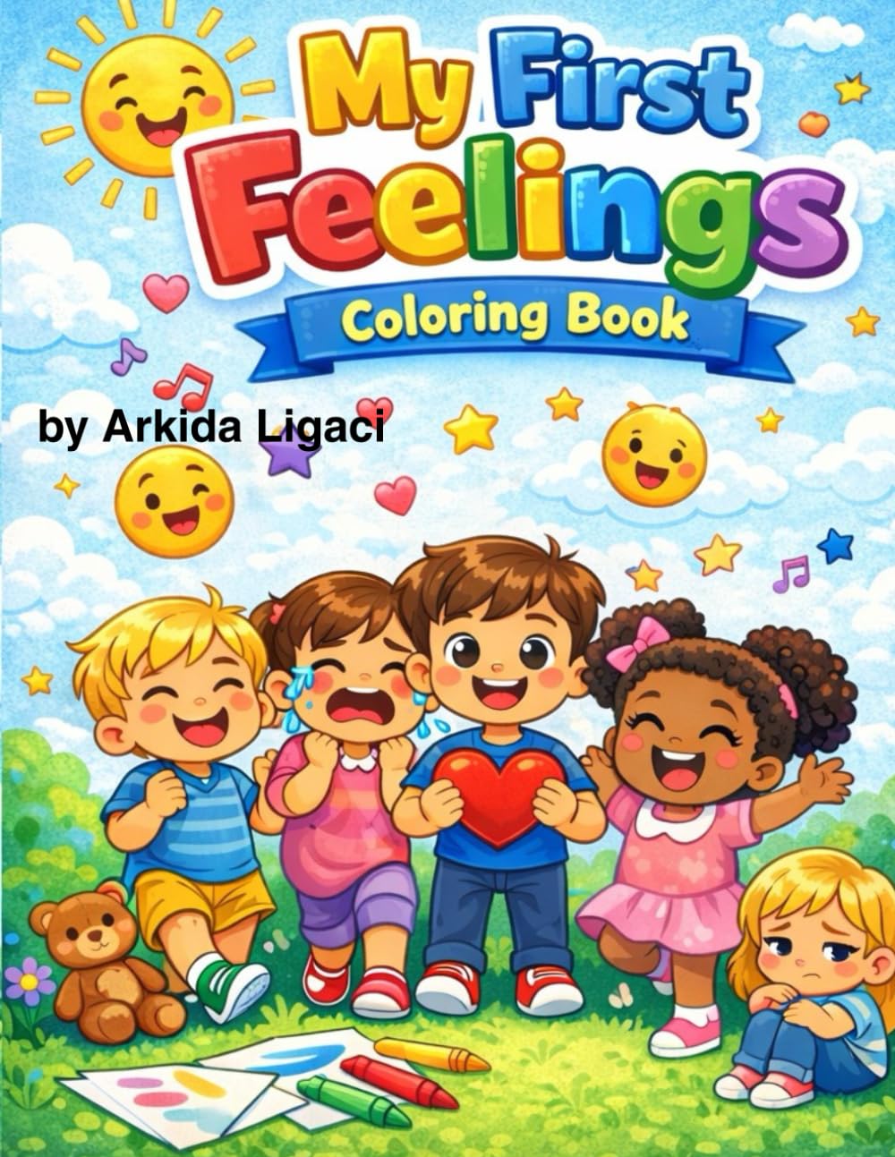 My first Feelings: A Poetry and Coloring Book for Kids