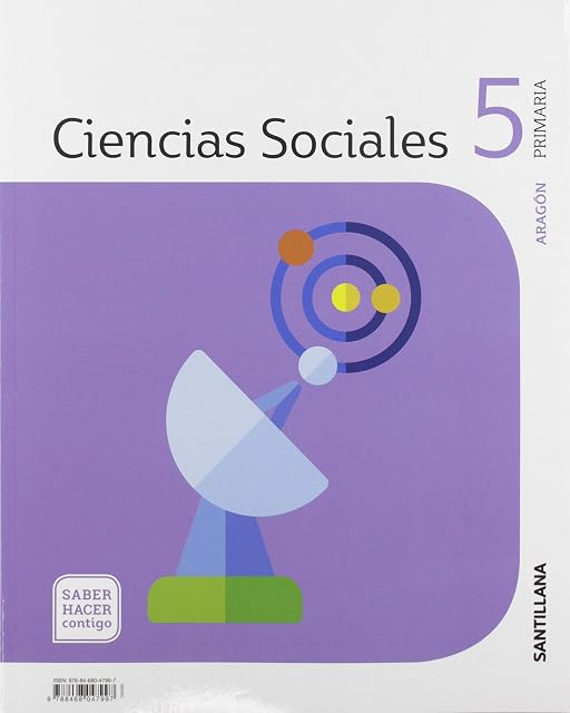 Portada de Ciencias Sociales 5º Educacion Primaria Aragon Saber Hacer Ed 2019 Cas