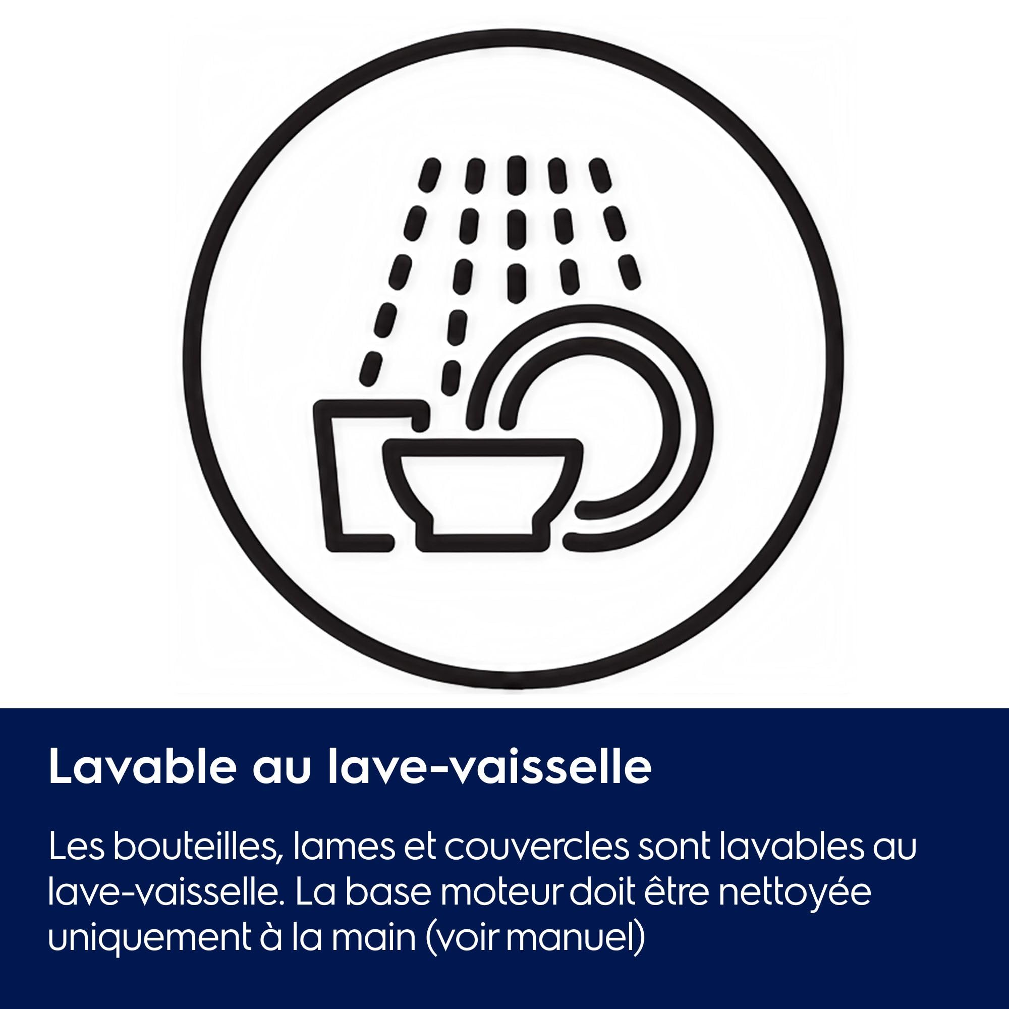 Electrolux Mixeur Sport Create 3 E3SB1-4ST, Lames robustes TruFlow, 2 bouteilles nomades pratiques de 600 ml, Bouton unique, Capacité du bol 0,92L, 300W, Acier inoxydable
