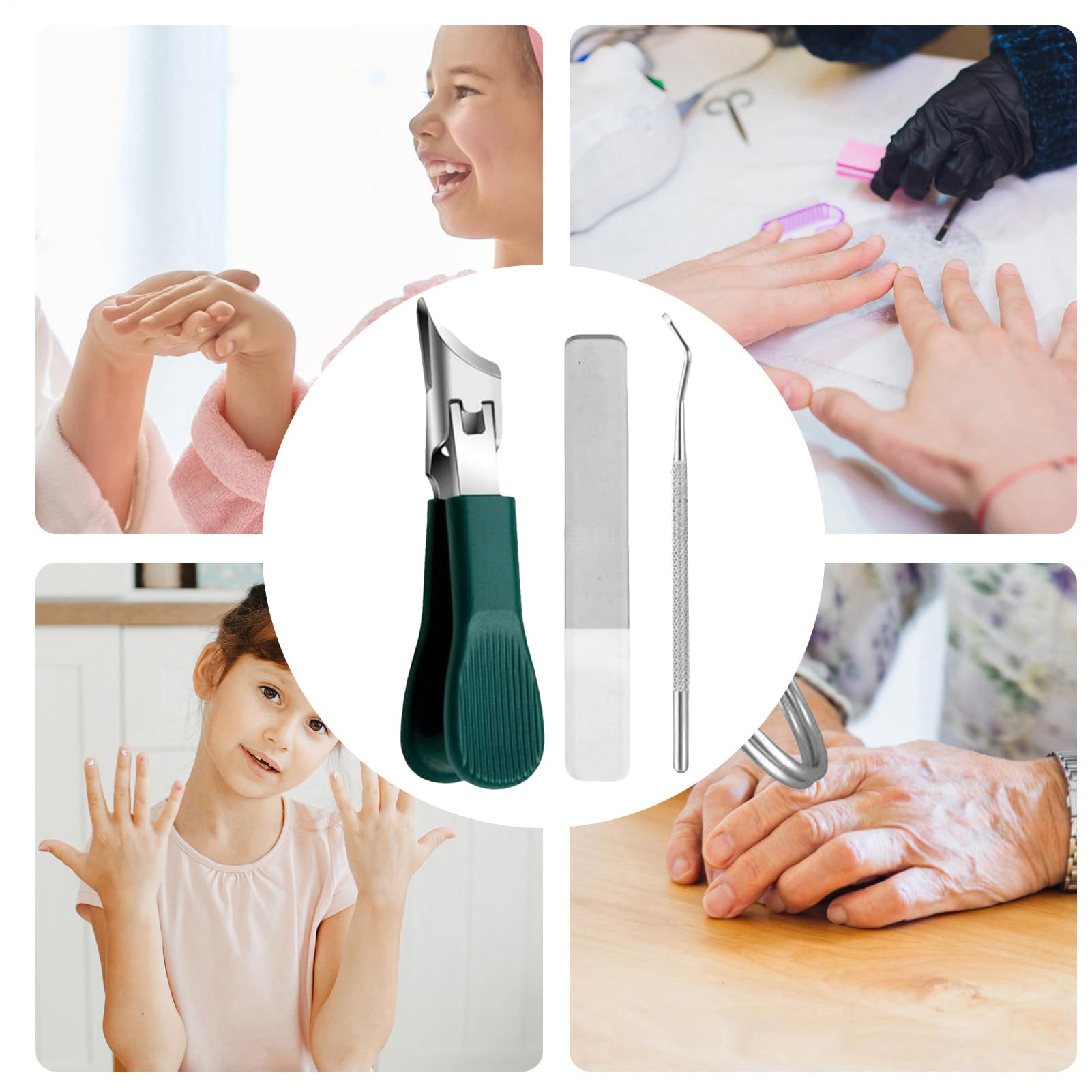 Tagliaunghie Inclinati Per Piedi Tagliaunghie per Unghie Incarnite delle | Strumento Resistente per Manicure e Pedicure Uomini e Anziani