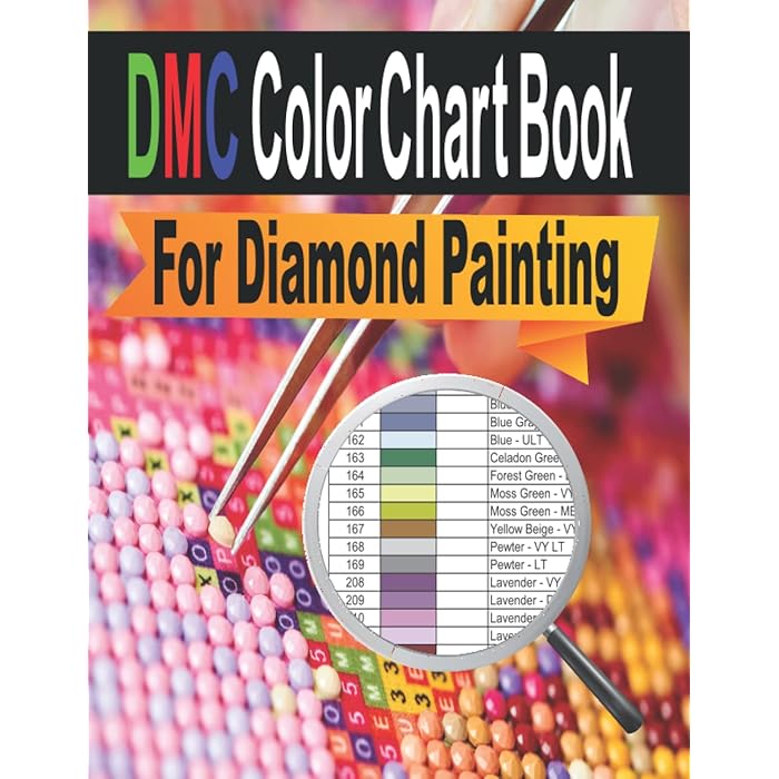 Buy DMC Color Chart Book For Diamond Painting The full DMC threads