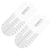 Pupil Distance Ruler Optical Pupillometer Plastic 2Pcs Portable Measuring Device for Eye Care and Travel