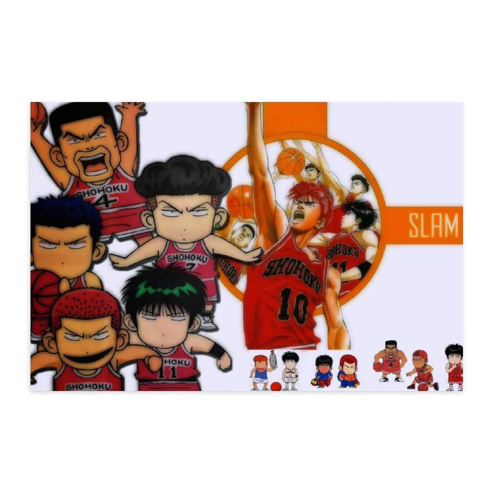 Amazon.co.jp: 映画ポスター スラムダンク 桜木花道 流川楓 赤木剛憲