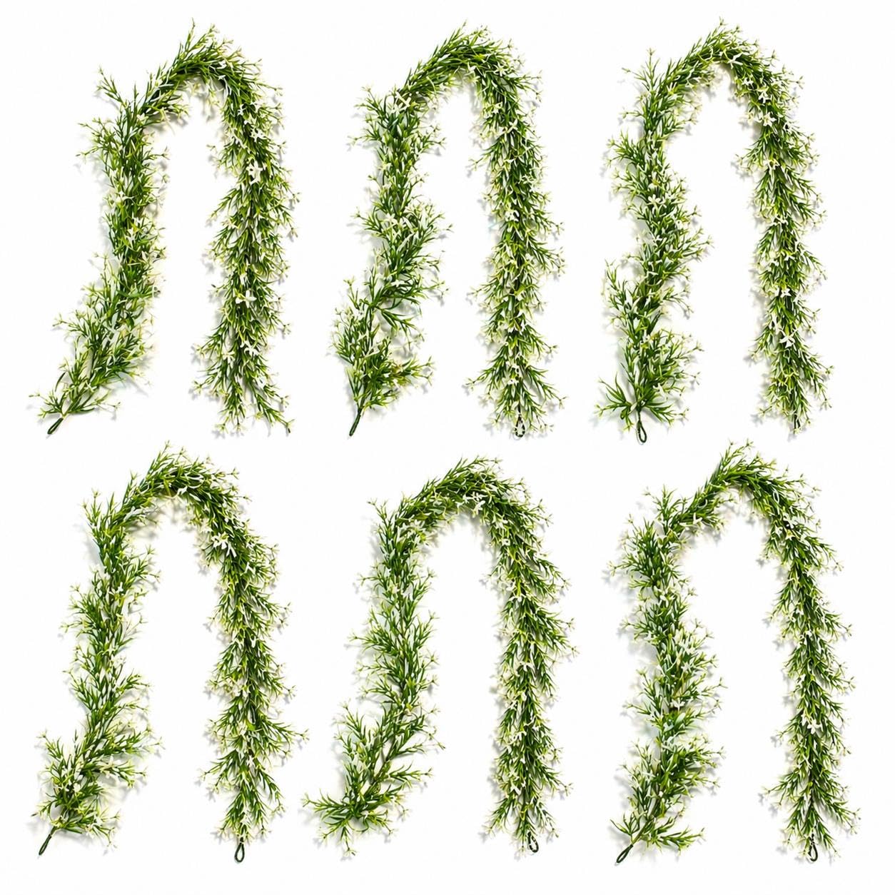 Multipack Leaf Design Artificial Hanging Plants