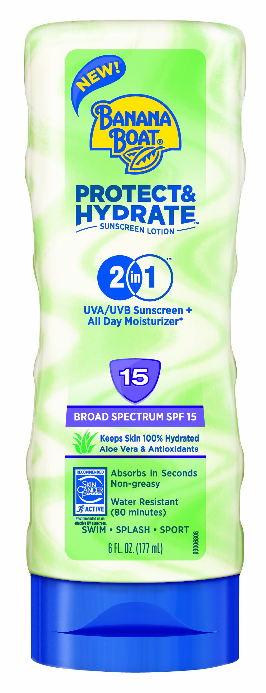 Banana Boat Protect And Hydrate Sunscreen Lotion Spf 15, 6 Ounce