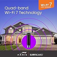 Vista 2 de ARRIS (G54) - Combo de enrutador de módem por cable - Fast DOCSIS 3.1 Multi-Gigabit y BE 18000 WiFi 7 Comcast Xfinity, Cox, Spectrum Quad-Band 1