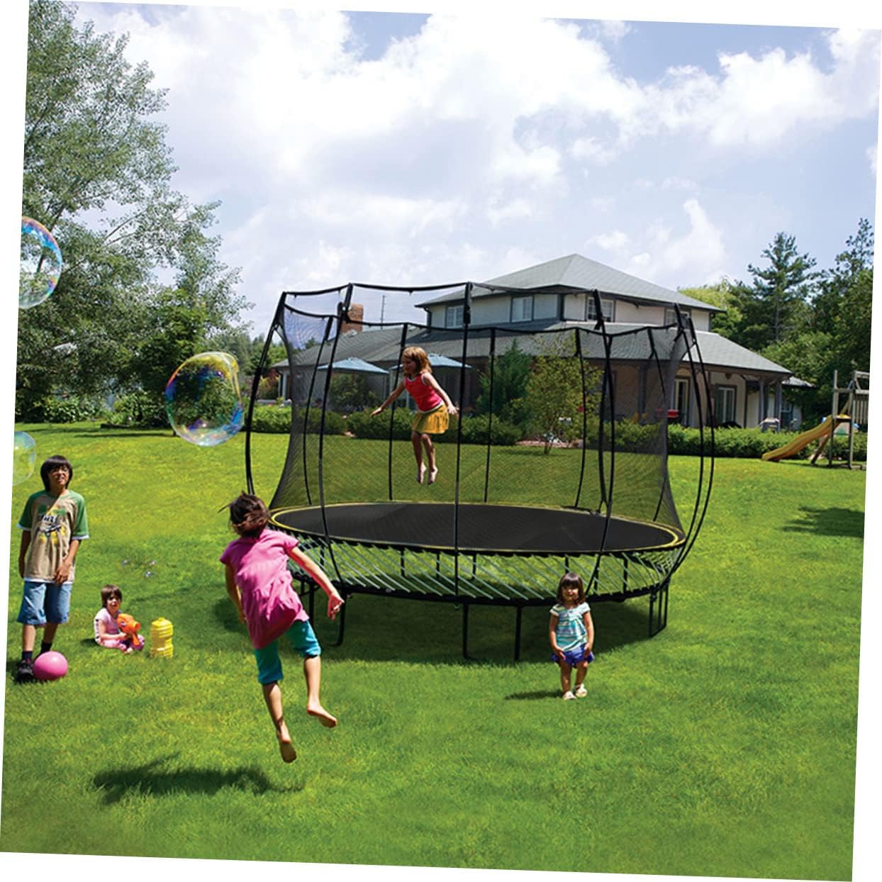 Milisten 1pc Trampoline Mesh Fabric Jump Mat Round Replacement Jumping Mat for Trampolines