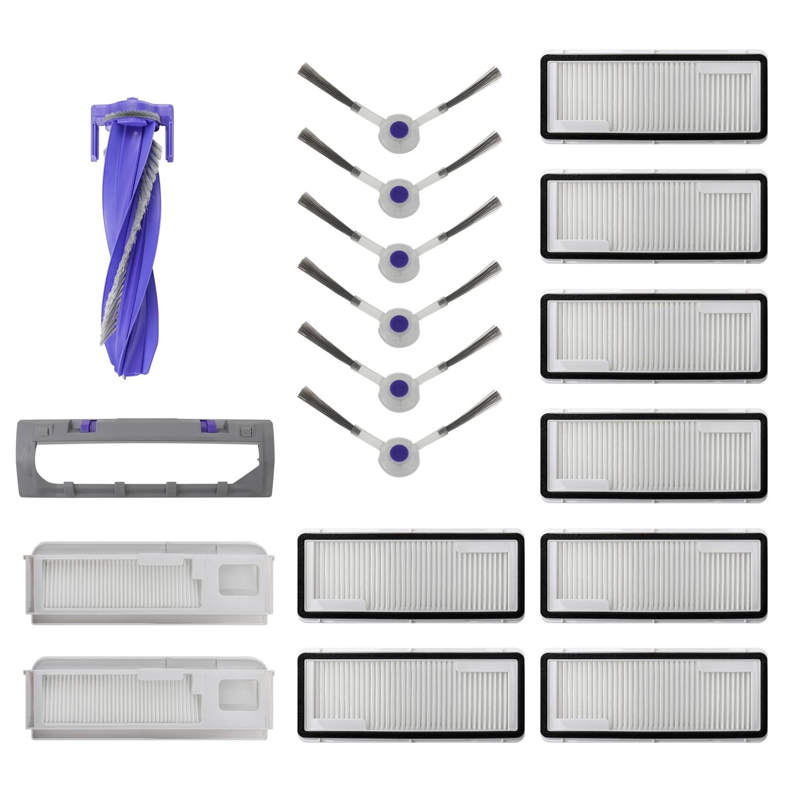 TFAOYS HEPA Filter Replacement Part Robot Accessories for J4 Main Brush Side Brush Rolling Mopping Cloth Robot