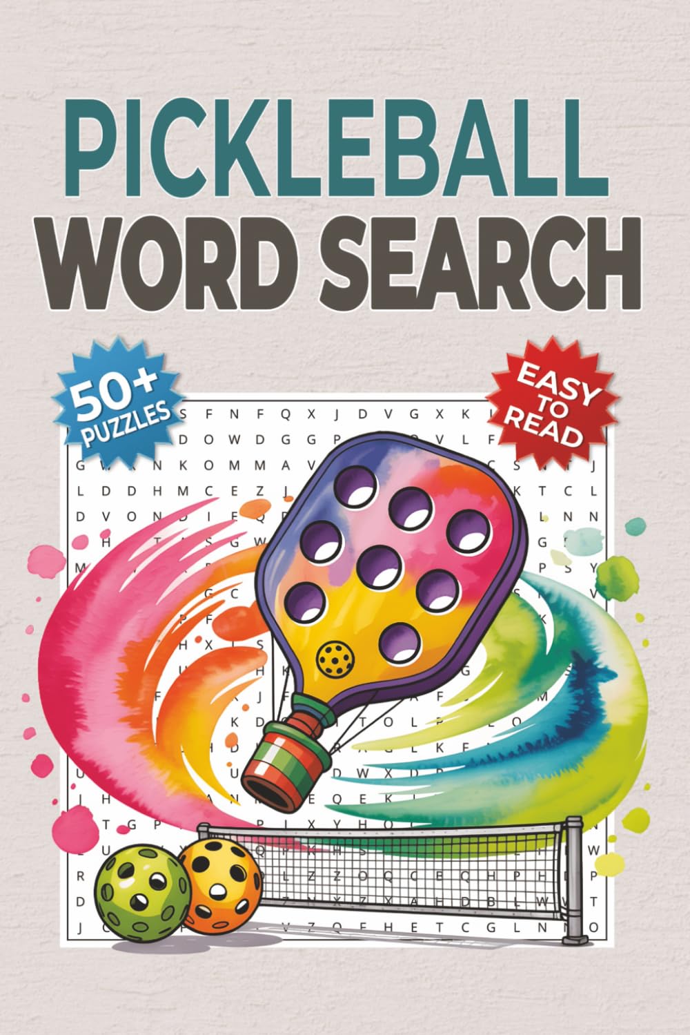 Pickleball Word Search Puzzle Book: Word Searches with Easy-to-Read Print about Strategy, Shots, Rules, and More | 50+ Puzzles | A Fun Gift for Pickleball Players