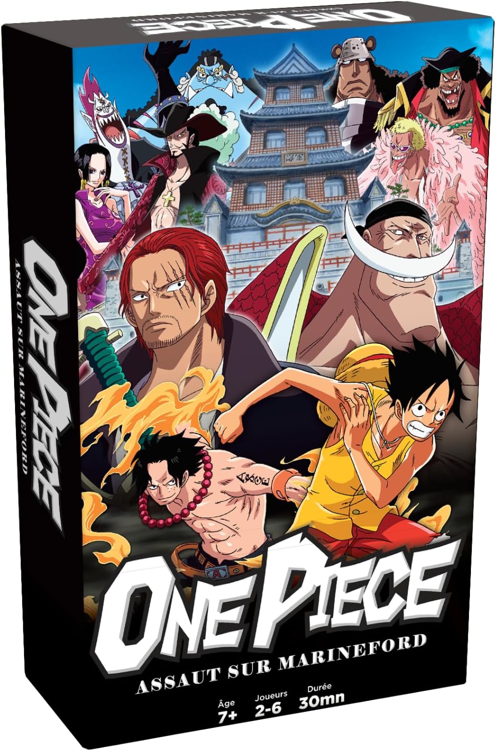 Topi Games - One Piece - Marineford Assault - Relive The Paramount War with Pirates or Whitebeard Marines - Strategic Family Game 2 to 6 Players - 7+ Years + - French Version