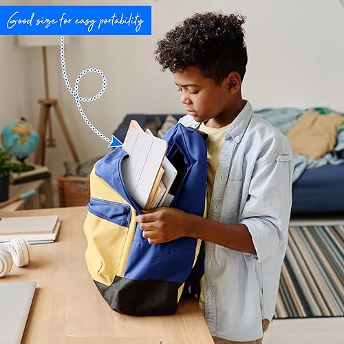 Miniatura 9 de Colarr 12 juegos de mini pizarras blancas de 6 x 9 pulgadas, paquete de aula incluye pequeños marcadores de pizarra blanca de dos caras, borradores