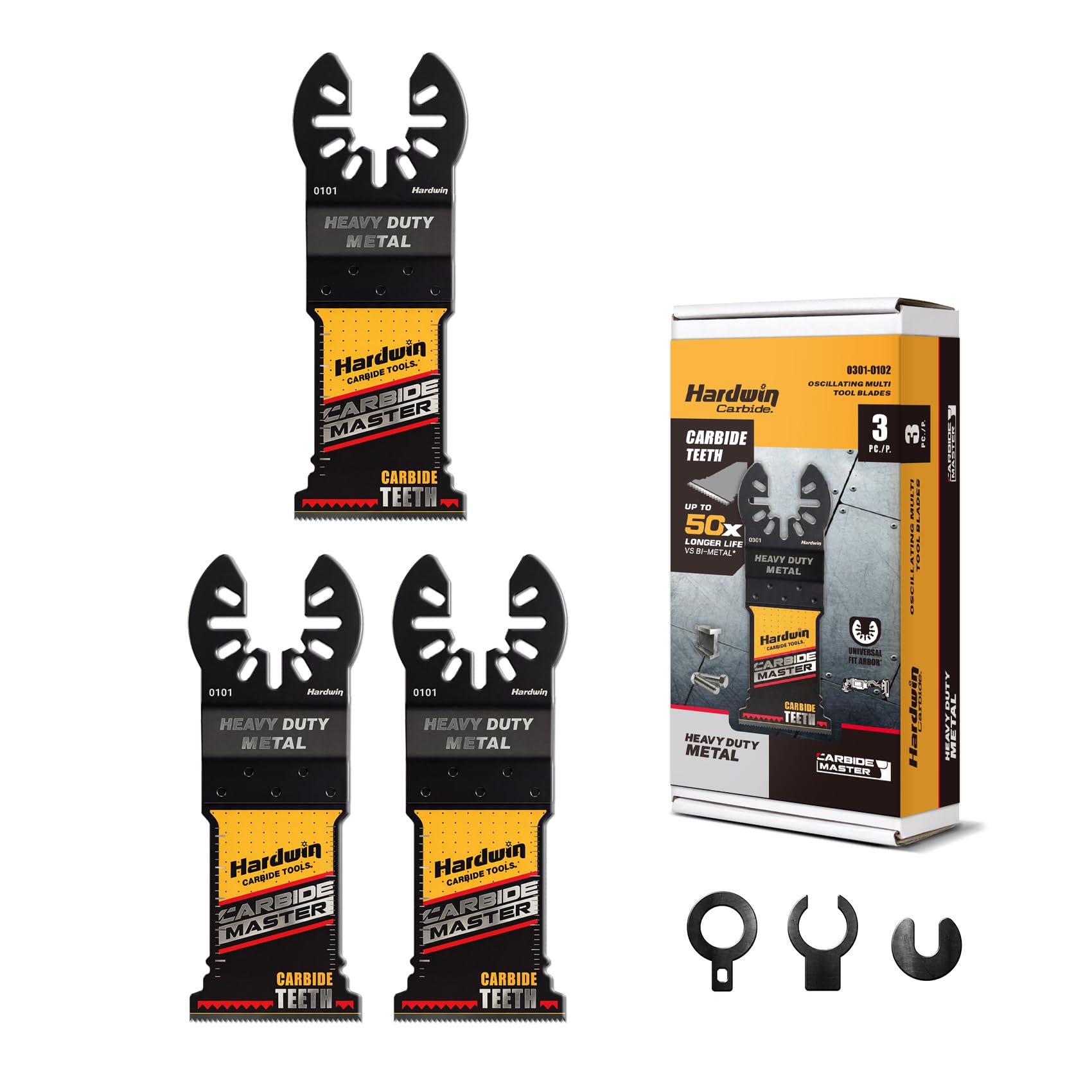 Hojas de sierra oscilantes de carburo, cuchillas profesionales multiherramienta para metal duro, pernos, clavos y tornillos, cuchillas de corte de inmersión resistentes para madera con clavos