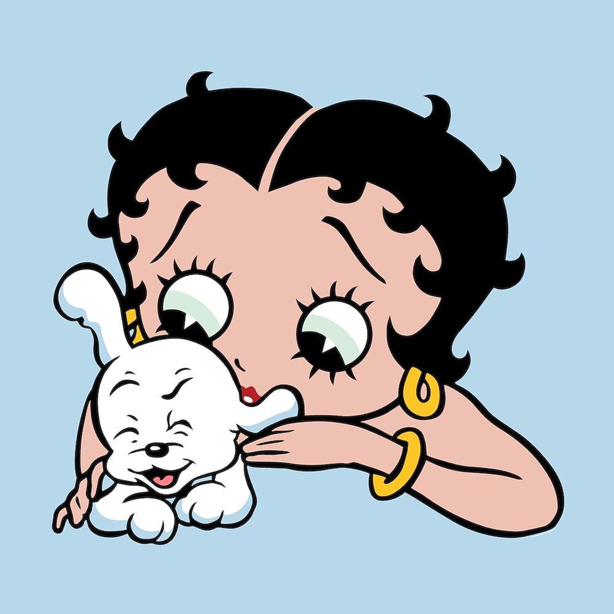 CafePress Betty Boop Puppy Love Queen Duvet Cover, Printed Comforter Cover, Unique Bedding