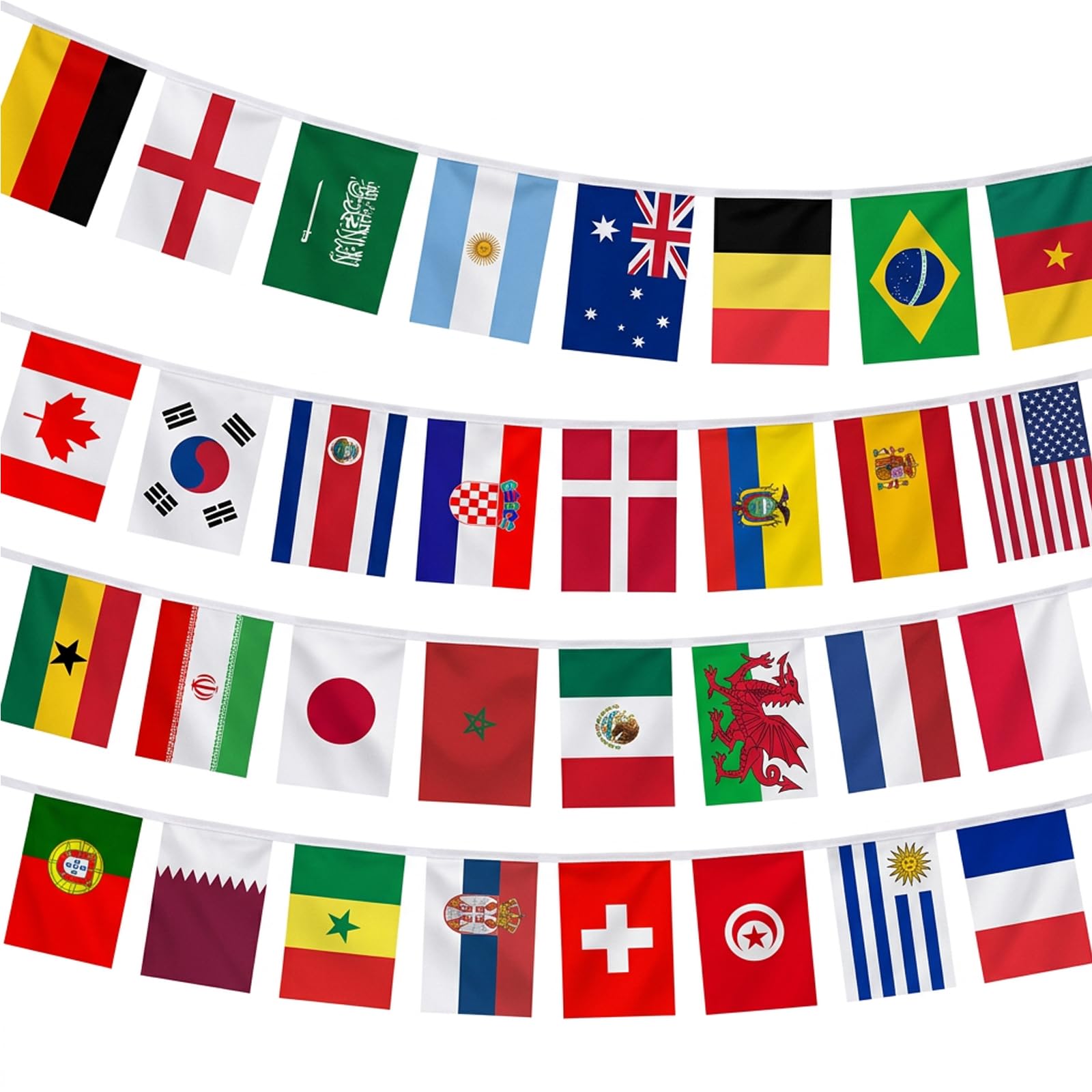 World Cup Football 2026 Bunting, England World Cup 2026 Merchandise and Scotland World Cup 2026 Merchandise, Home World Cup Viewing Parties and Bar Football Event Decorations