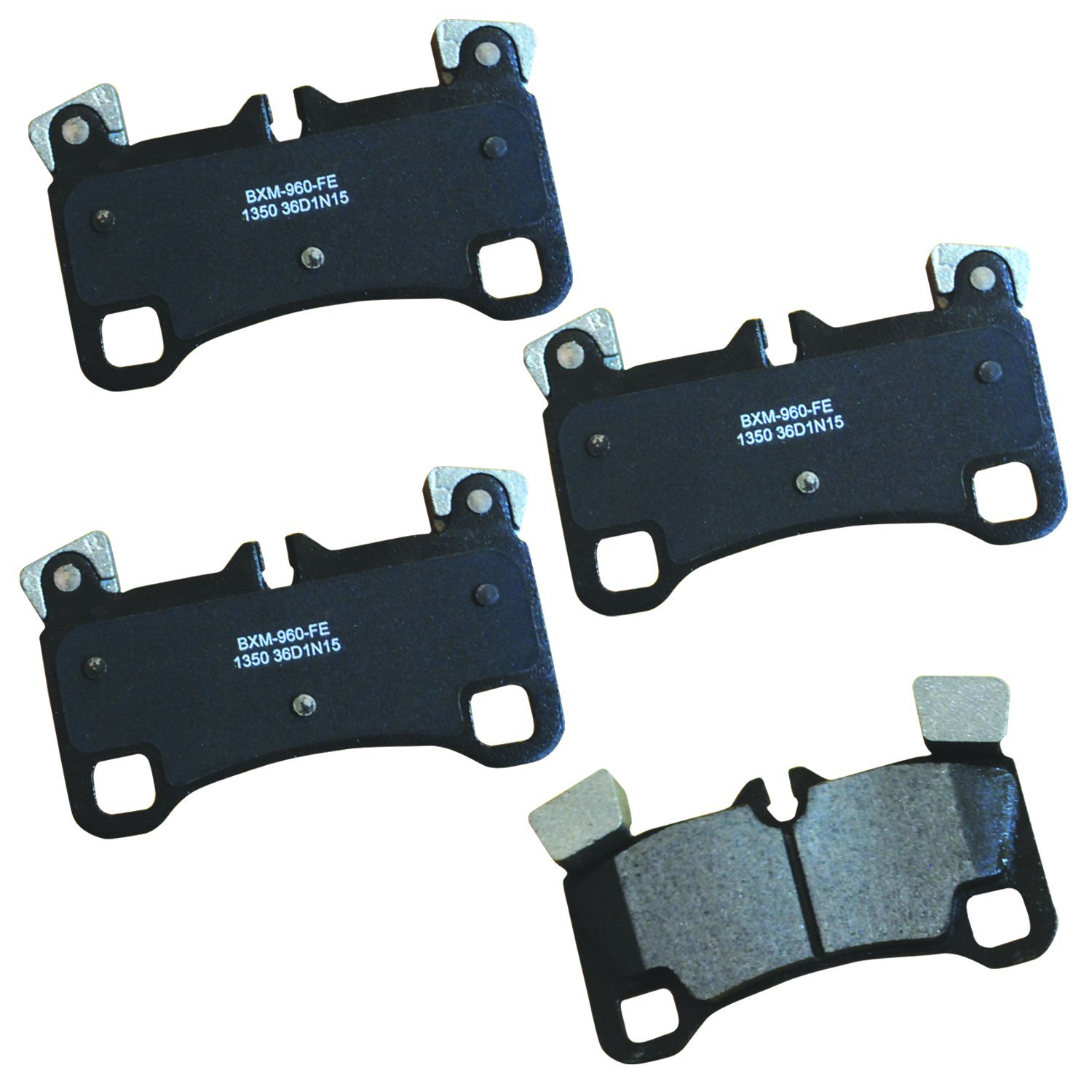 Bendix Premium SBM1350 Semi-Metallic Rear Brake Pads for Porsche Cayenne 2010-2008