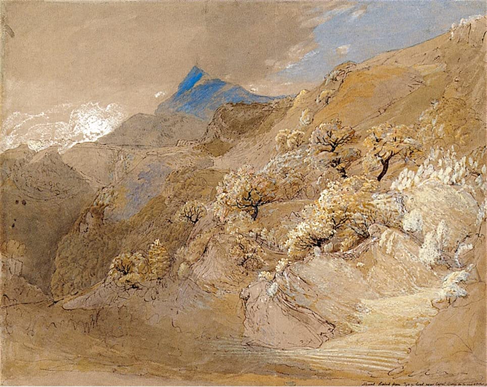 Toile Moel Siabod Samuel pour habiller un grand mur vide de salon avec style