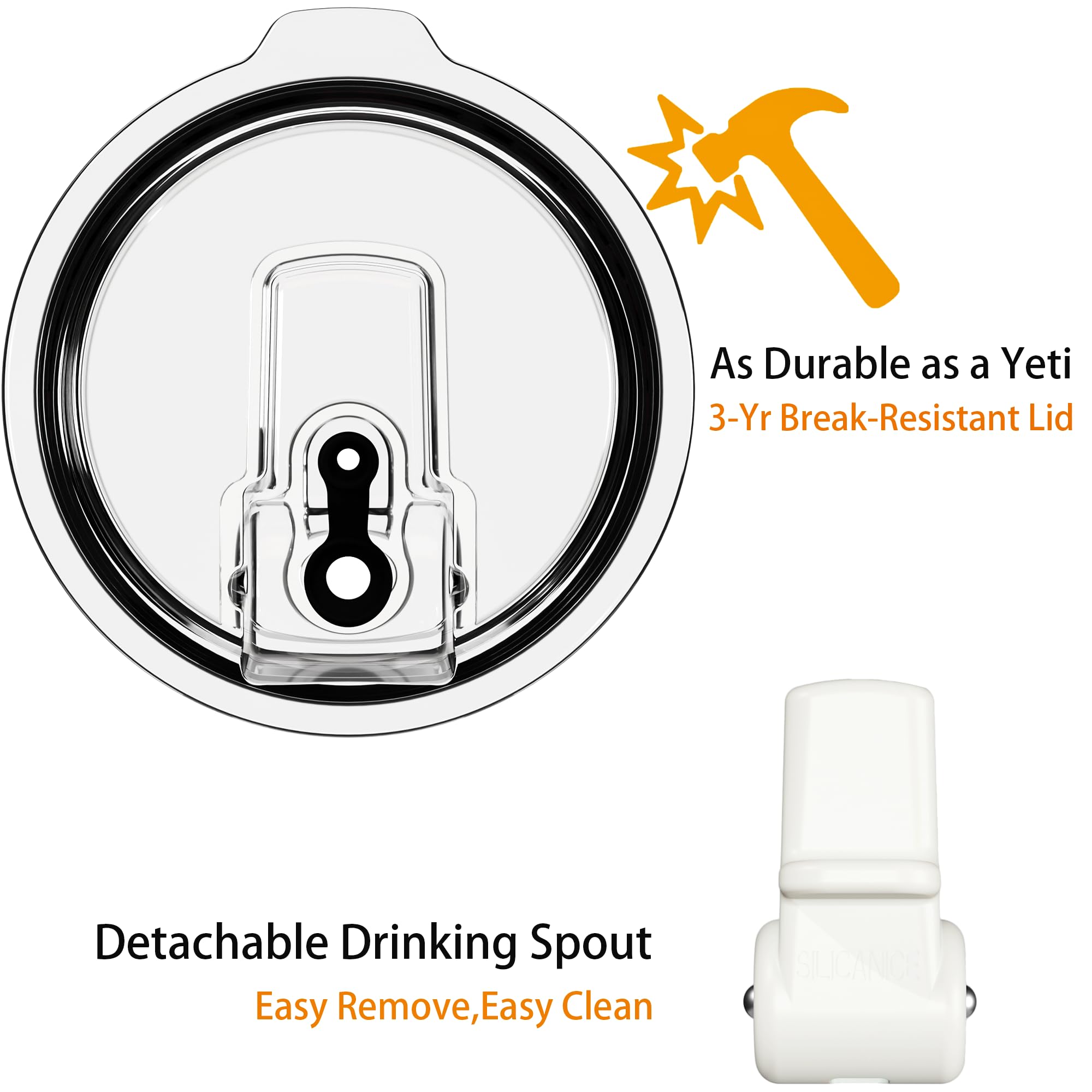 Isolierter Becher mit Klapp-Trinkhalm-Deckel, 1,2 l, 100% auslaufsicher, schnell zu reinigender Vakuum-Edelstahl, BPA-frei, Griff und Becherhalter, 24 Stunden kalt, für Reisen