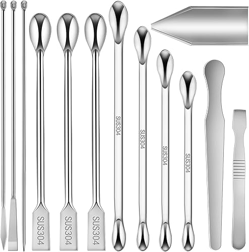Artcome Juego de herramientas de laboratorio de acero inoxidable 304 – Kit de me